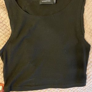 Black crop top